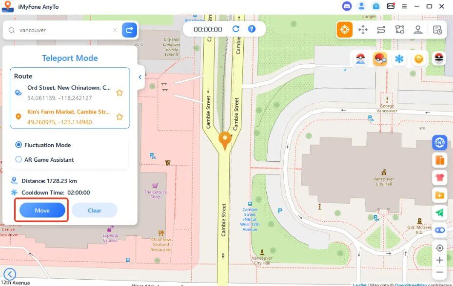 Choose Teleport Mode