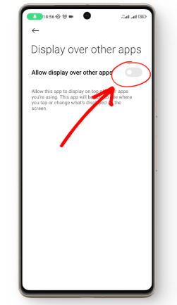 Display over other apps