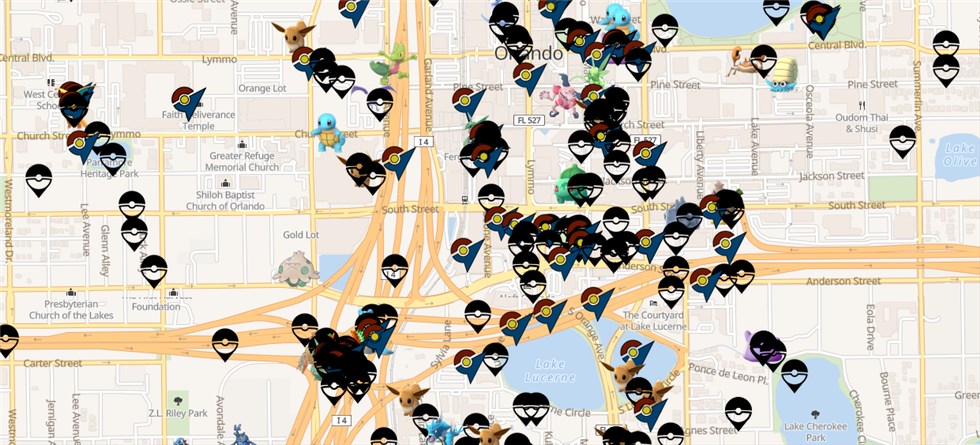 High Density of PokéStops and Gyms