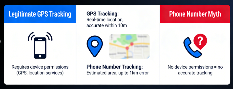 how legitimate GPS tracking works
