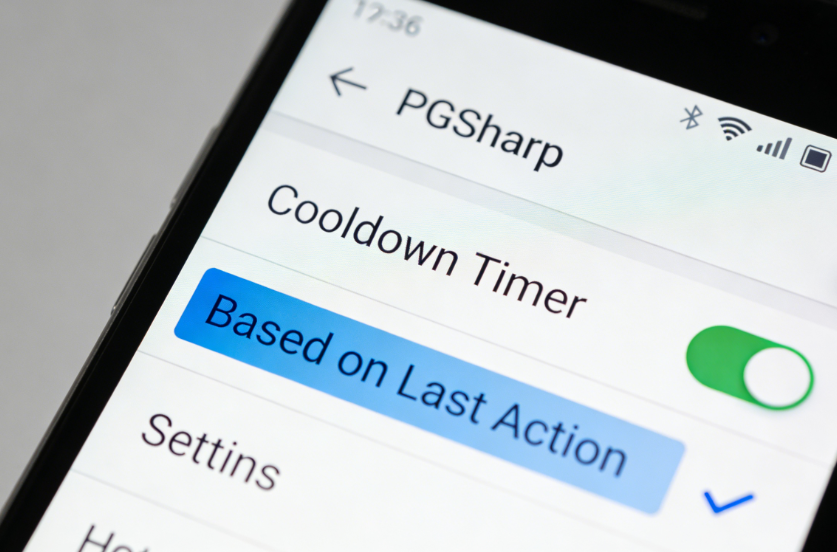 How to enable the cooldown timer 