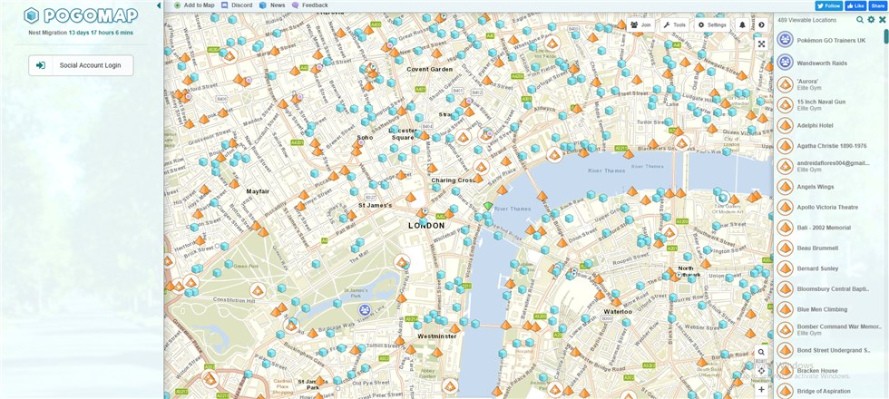 PogoMap.info Website