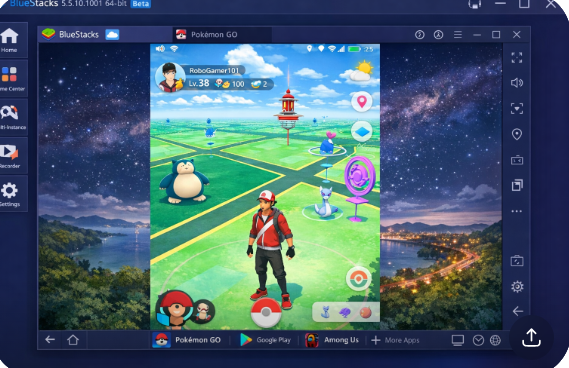 Pokemon Go Bluestack