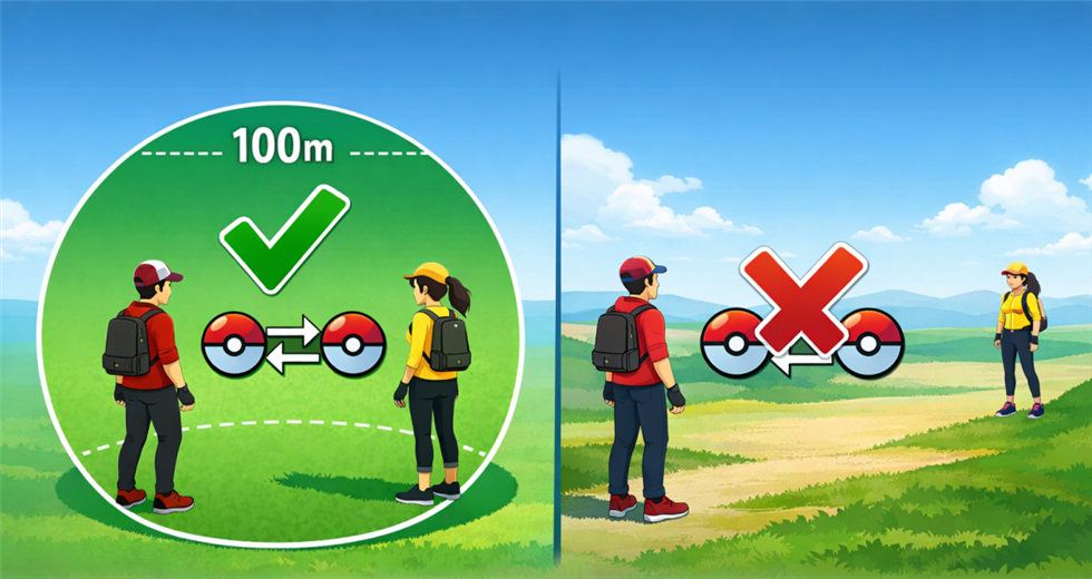 Pokémon GO Trade Distance