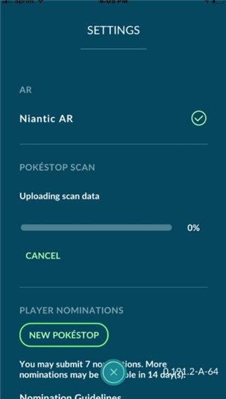 Select New PokéStop