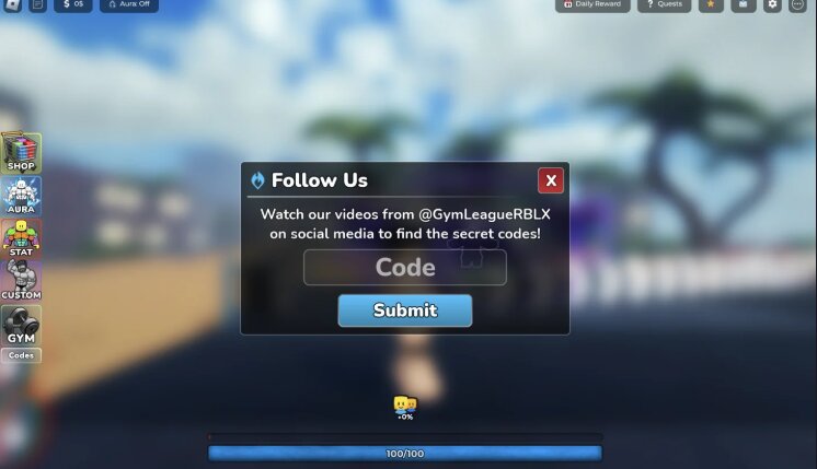 Tap Code in Gym League