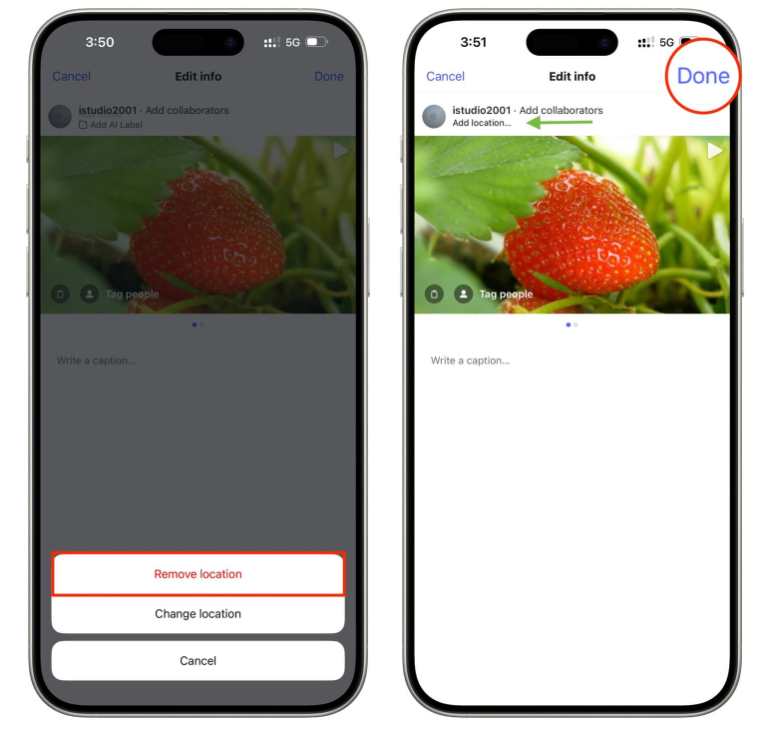 Removing Geotags from Grid Posts