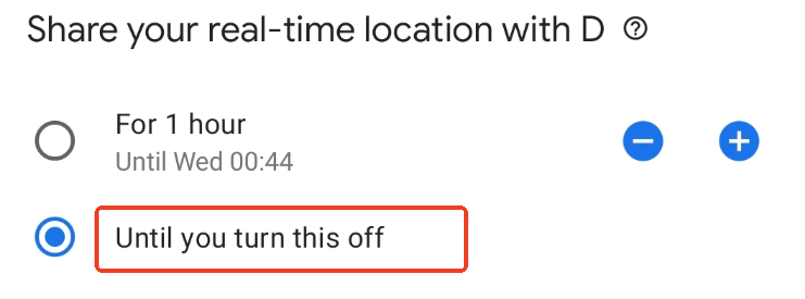 Until you turn this off