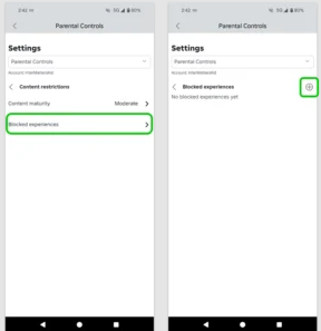 Account Restrictions