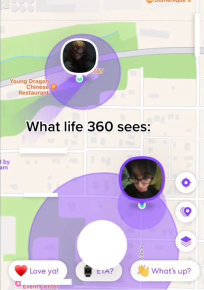 Icon on the map