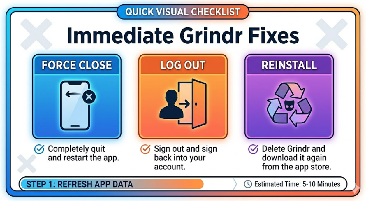 Immediate Grindr Fixes
