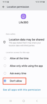 Don't allow