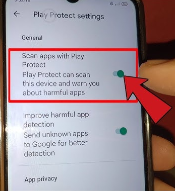 Scan apps with Play Protect