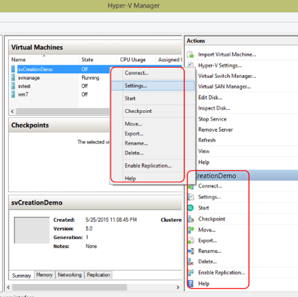Virtual Machine Information