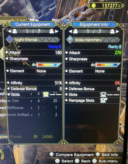 Affinity percentage highlighted