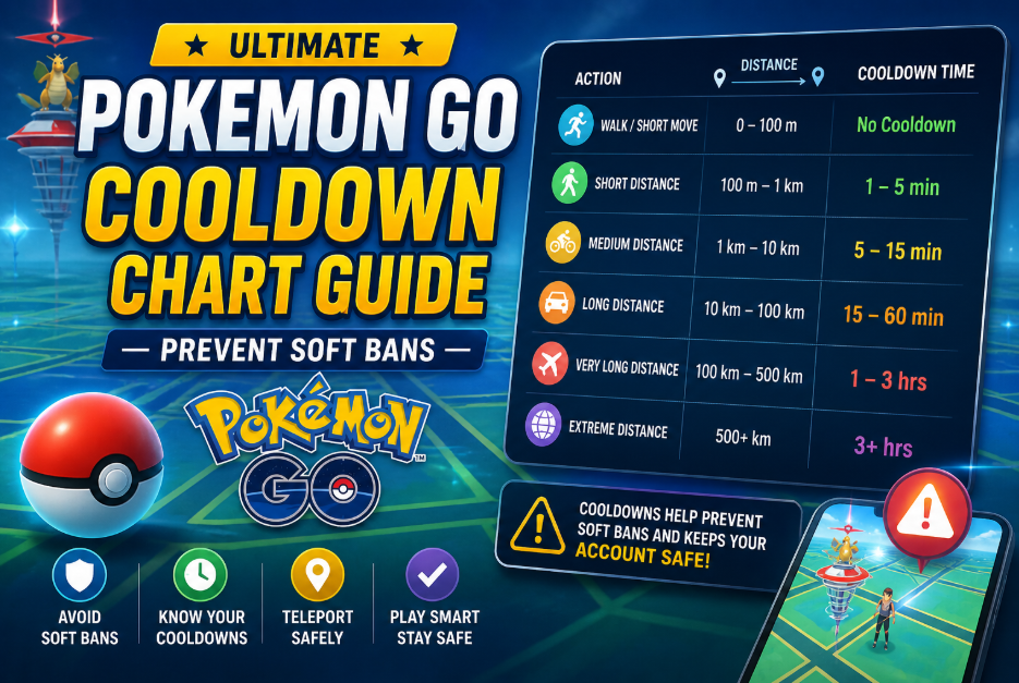 Pokemon GO Cooldown Chart Guide