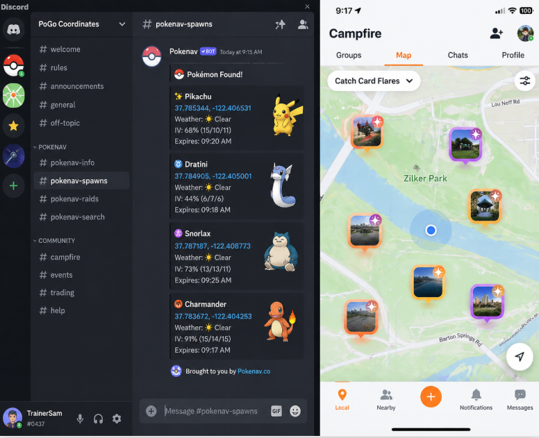 Utilize Niantic Campfire