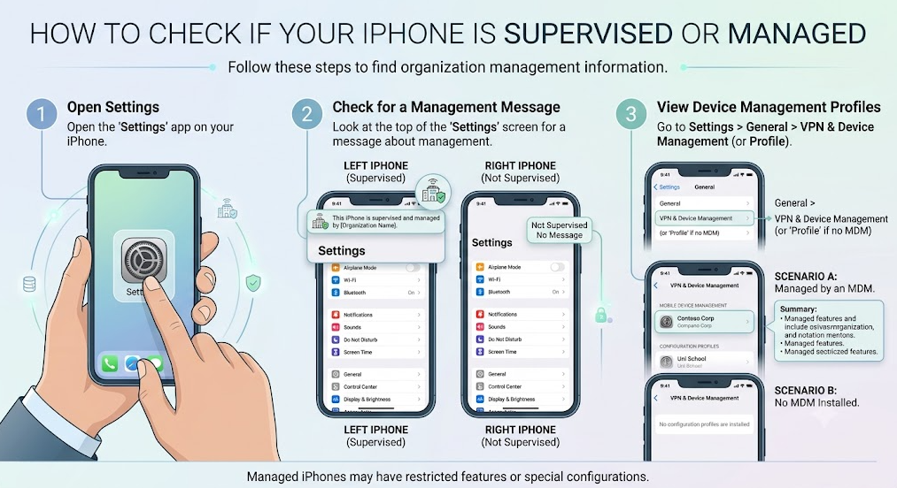 Check If Your iPhone Is Supervised