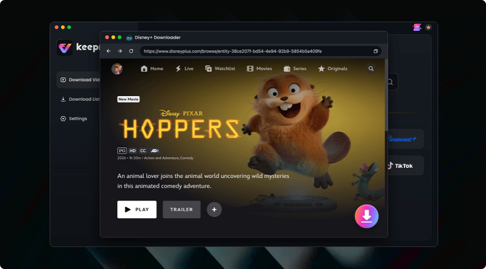 Download Disney Plus Vidoe on Computer