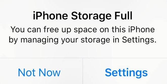 Storage is Full