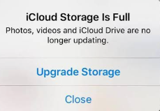 iCloud Storage Full