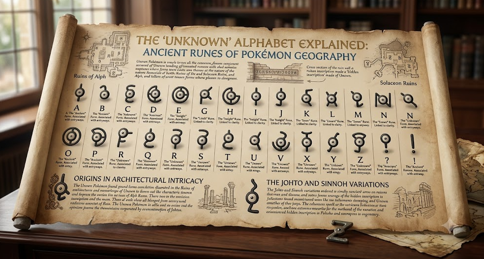 pokemon unknown alphabet