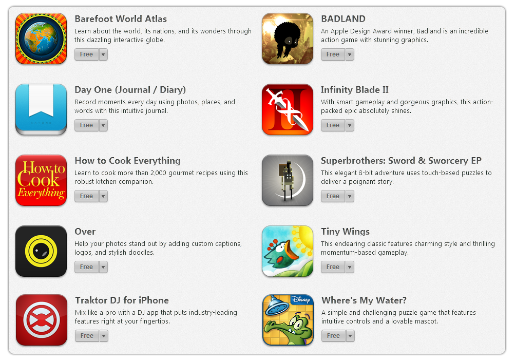 appstore games