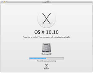 Mac OS X Yosemite Upgrade