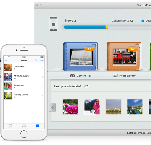 Manage iPhone iPad Photos and Albums