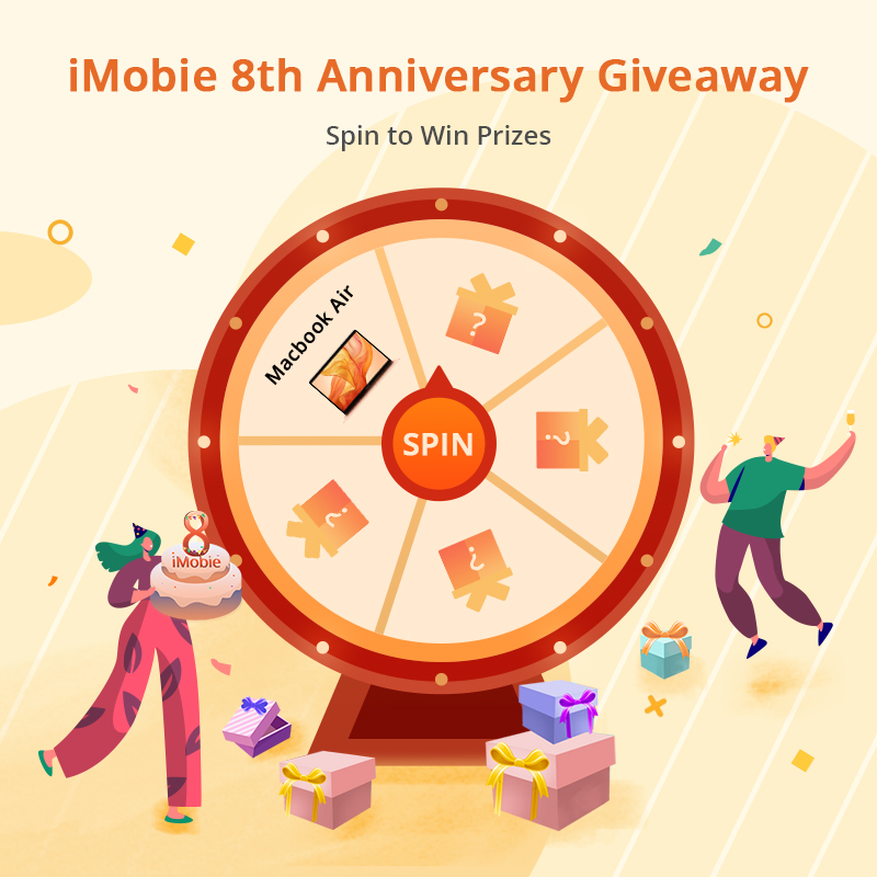 online contests, sweepstakes and giveaways - iMobie 8th Anniversary