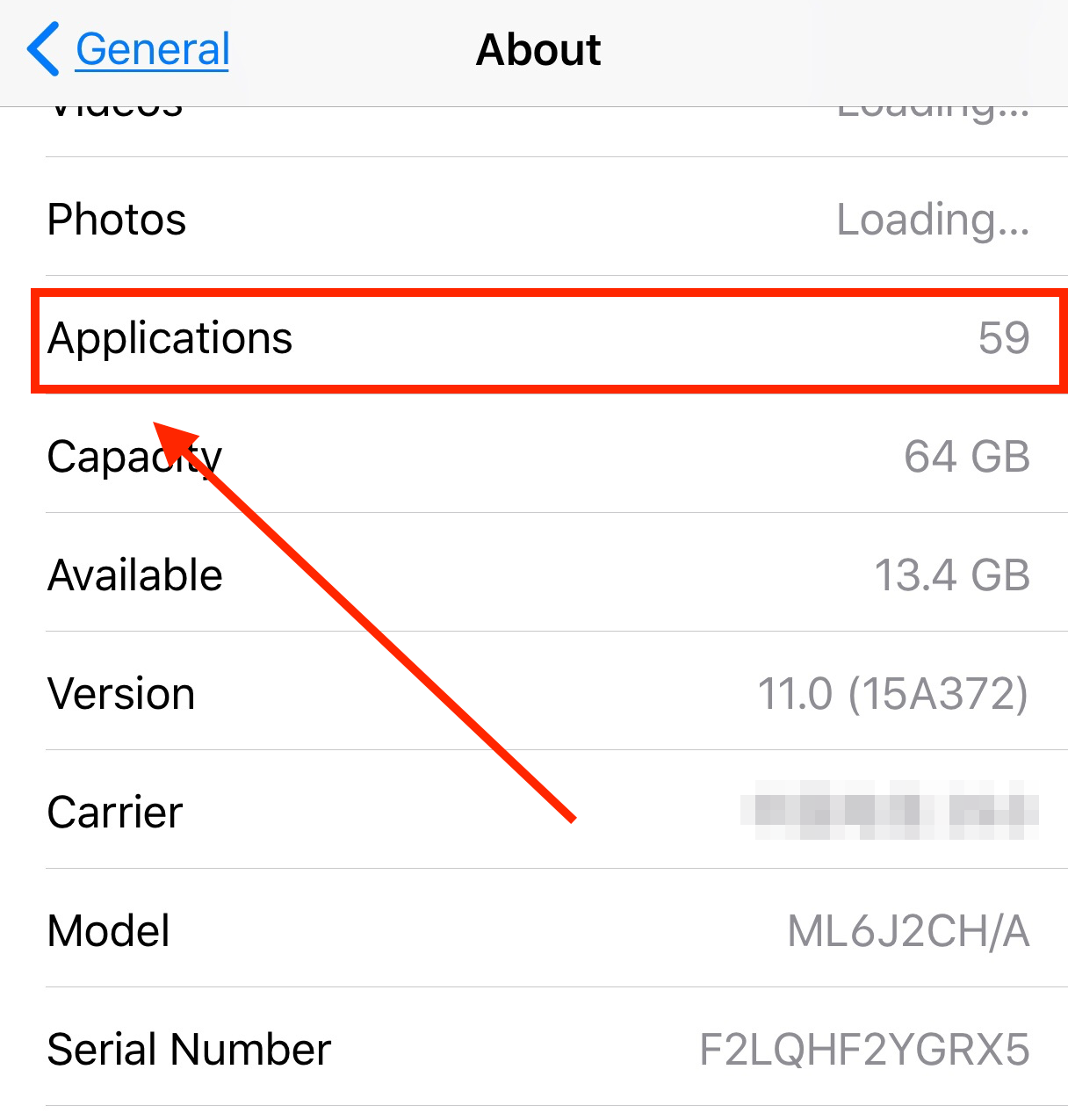 How to Check 32-Bit Apps on iPhone iPad in iOS 11 - Step 3