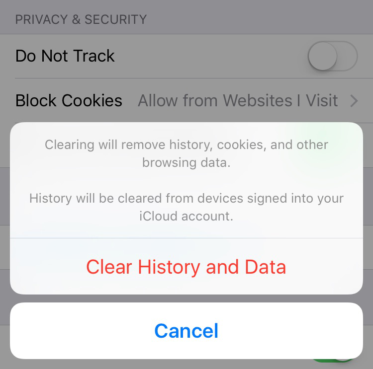 How to Free Up Disk Space on iPhone or iPad – Clear Safari Cookies and Data