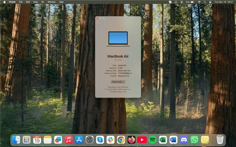 Select About this Mac