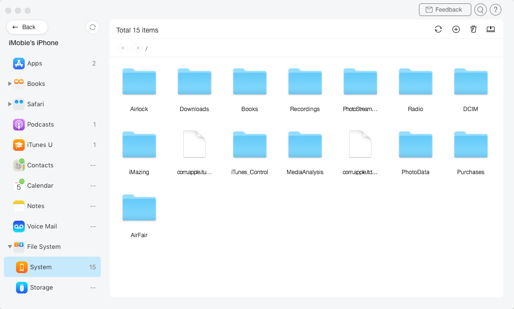 apple os x file system