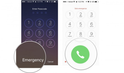 Activate iPhone using Emergency Call Feature