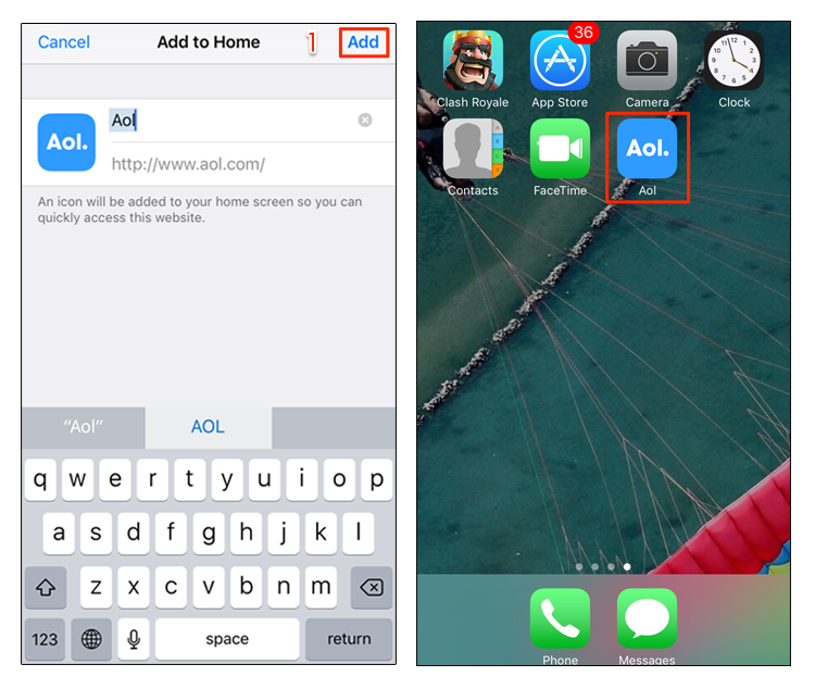 how to create a bookmark on iphone