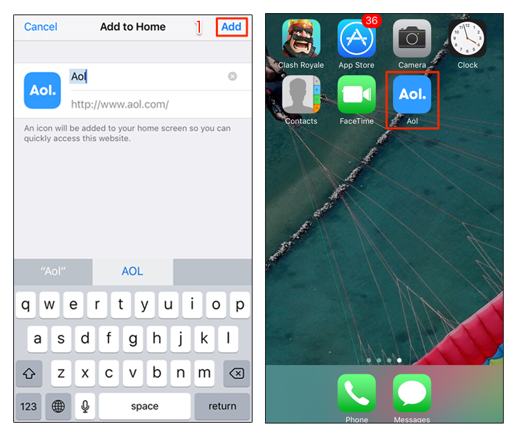 How to Add Website Bookmarks to Homescreen on iPhone 7
