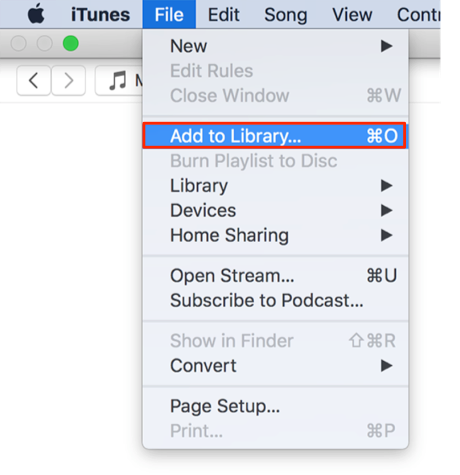 Add Ringtones to iTunes from Computer - Step 2