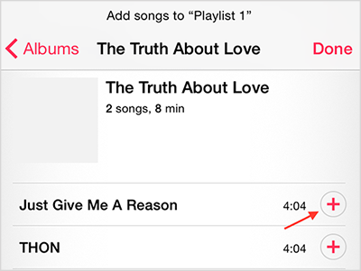 How to Add Songs to Playlist on iPhone – Step 3
