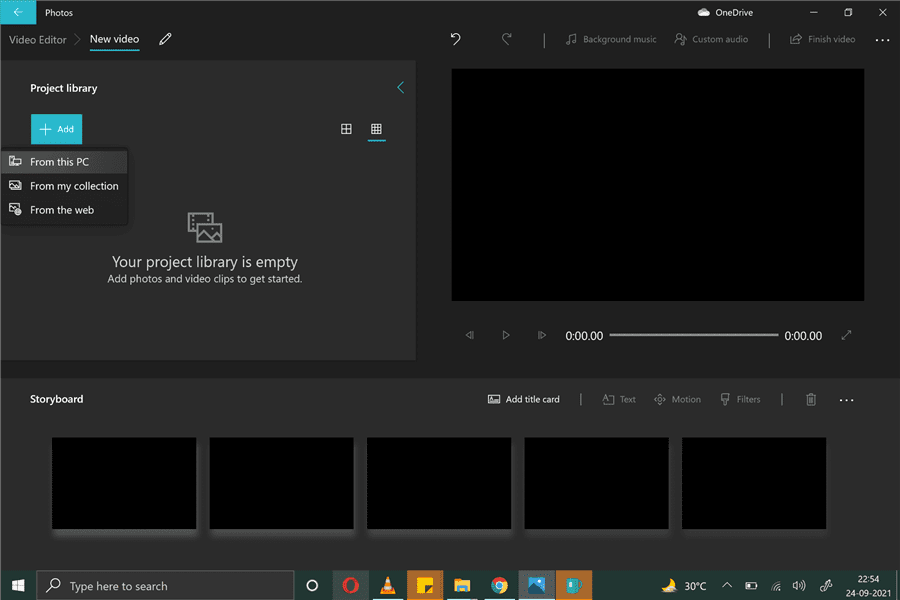 Add Videos in Windows Movie Maker
