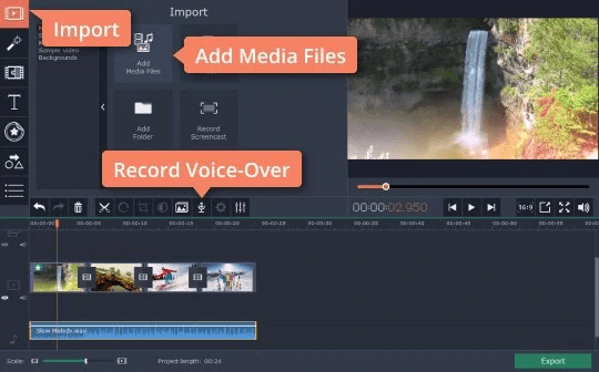 Add Voice Over the Video
