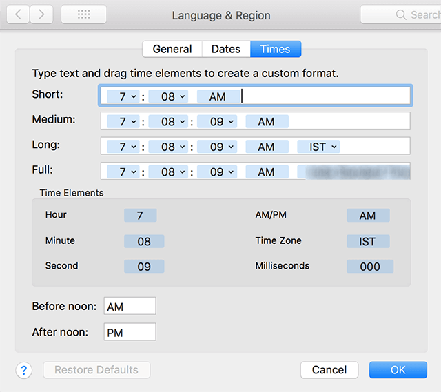 Adjust Date and Time on Mac