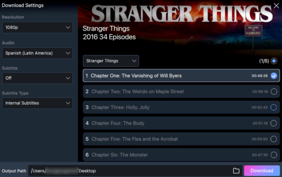 Adjust Download Settings