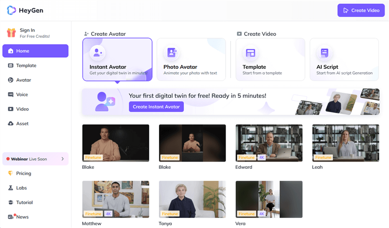 AI Voice Cloning Software - HeyGen