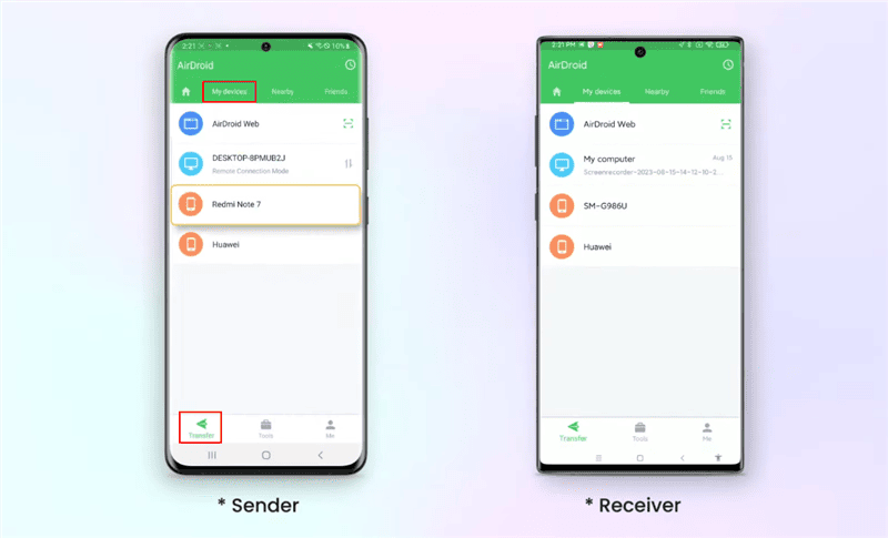 AirDroid Data Transfer