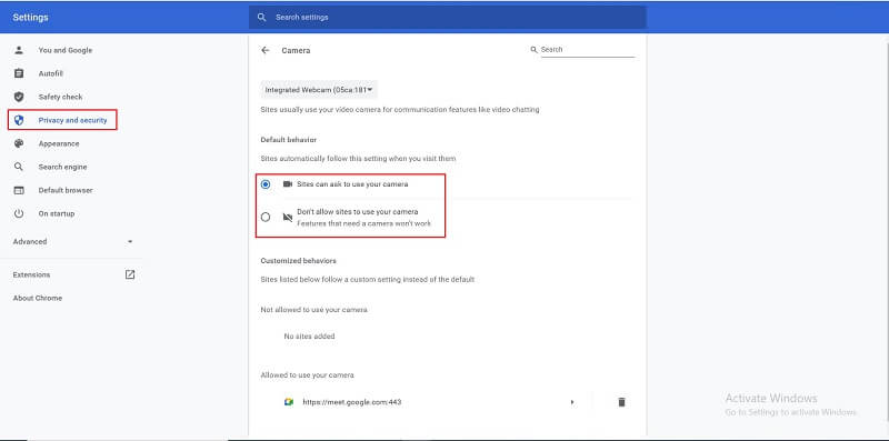 Fix Google Meet Camera Not Working On Windows Phone