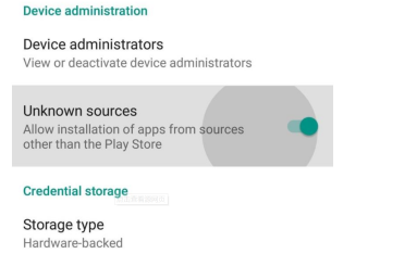 Allow the Installation of Apps from Unknown Sources