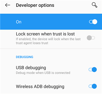 Activate USB Debugging on the Phone