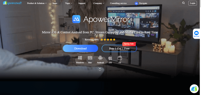 Android Screen Mirroring App ApowerMirror