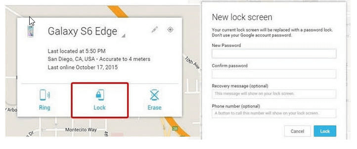 Reset Locked Android Phone via Android Device Manager
